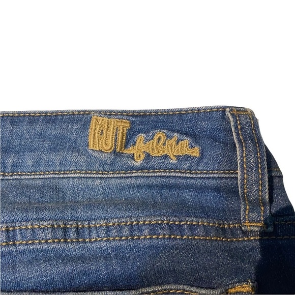 Kut from the Kloth Medium Wash Denim Low-Rise Skinny Distressed Jeans Women 6x28 - Picture 7 of 14